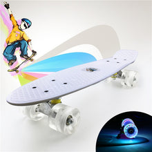 Load image into Gallery viewer, Colorful 22" Mini Skate Penny Board For Kids Plastic Fishboard Cruiser Completed Graphic Retro Banana Skateboard Patins