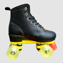 Load image into Gallery viewer, Japy Geneniu Leather Roller Skates Double Line Skates 6 Colors Women Lady Adult White PU 4 Wheels Two Line Skating Shoes Patines