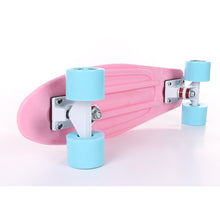Load image into Gallery viewer, Pastel Mini 22" Skateboard Cruiser Penny Board Skate Board Retro Longboard Complete Plastic Scooer