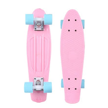 Load image into Gallery viewer, Pastel Mini 22" Skateboard Cruiser Penny Board Skate Board Retro Longboard Complete Plastic Scooer