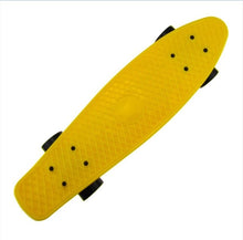 Load image into Gallery viewer, Colorful 22" Mini Skate Penny Board For Kids Plastic Fishboard Cruiser Completed Graphic Retro Banana Skateboard Patins
