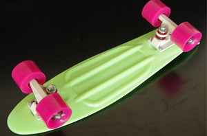 Pastel Mini  22" Skateboard Cruiser Penny Board Skate Board  Retro Longboard Complete  Plastic Scooer