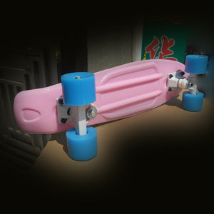 Pastel Mini  22" Skateboard Cruiser Penny Board Skate Board  Retro Longboard Complete  Plastic Scooer