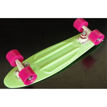 Load image into Gallery viewer, Mint Plastic Penny Board Mini Cruiser Skateboard  22&quot; Retro Longboard No Assembly Required Complete Board
