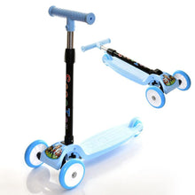 Load image into Gallery viewer, Durable Portable With Flash Wheels Folding Adjustale Sliding Children Scooter Children Gift Kids Scooter for Outdoor Sporting
