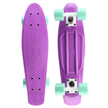 Load image into Gallery viewer, Pastel Mini  22&quot; Skateboard Cruiser Penny Board Skate Board  Retro Longboard Complete  Plastic Scooer
